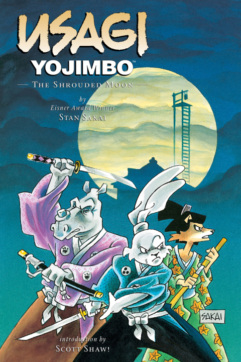 Cover image for book Usagi Yojimbo Volume 16 - The Shrouded Moon