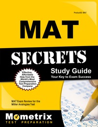 صورة الغلاف: MAT Secrets Study Guide 1st edition 9781610720038
