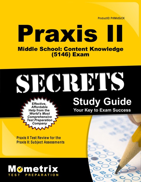 Cover image for book Praxis II Middle School: Content Knowledge (5146) Exam Secrets Study Guide