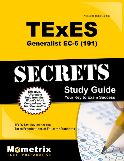 Cover image for book TExES Generalist EC-6 (191) Secrets Study Guide
