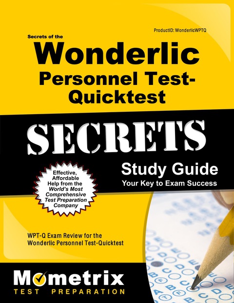 Cover image for book Secrets of the Wonderlic Personnel Test-Quicktest Study Guide