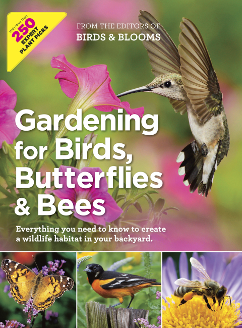 Cover image for book Birds & Blooms Gardening for Birds, Butterflies, and Bees