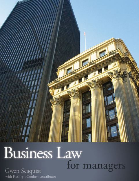 Cover image for book Business Law for Managers