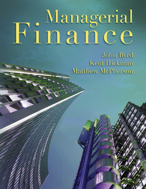 Cover image for book Managerial Finance