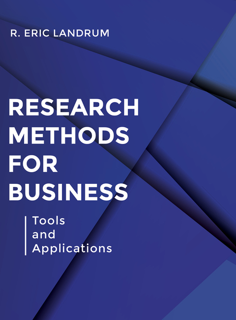 Cover image for book Research Methods for Business: Tools and Applications