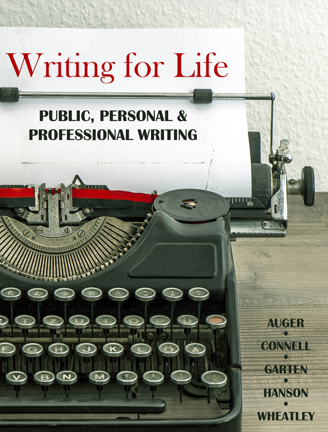 Cover image for book Writing for Life: Public, Personal, and Professional Writing