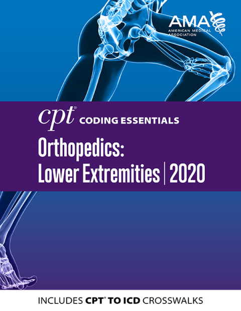 Cover image for book CPT Coding Essentials for Orthopedics: Lower Extremities 2020