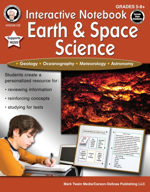 Cover image for book Interactive Notebook: Earth & Space Science, Grades 5 - 8