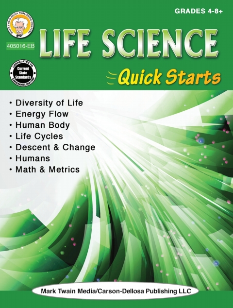 Cover image for book Life Science Quick Starts, Grades 4 - 9