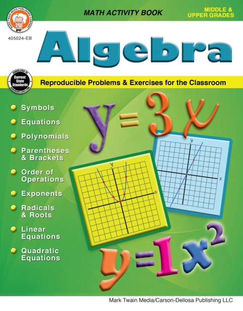Cover image for book Algebra, Grades 5 - 12