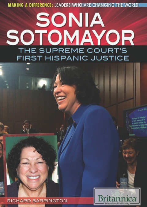 Cover image for book Sonia Sotomayor