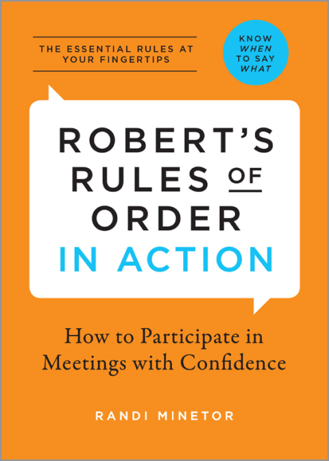 Cover image for book Robert's Rules of Order in Action