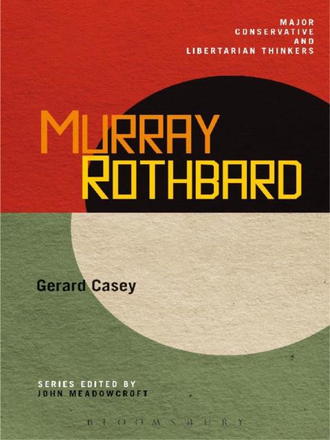 Cover image for book Murray Rothbard