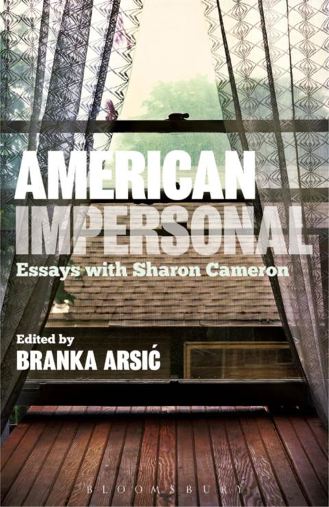 Cover image for book American Impersonal: Essays with Sharon Cameron