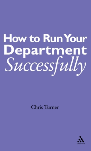 How to Run your Department Successfully