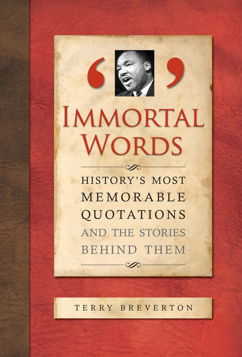Cover image for book Immortal Words