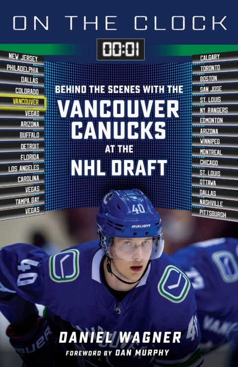 Cover image for book On the Clock: Vancouver Canucks