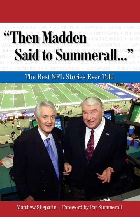 Cover image for book "Then Madden Said to Summerall. . ."