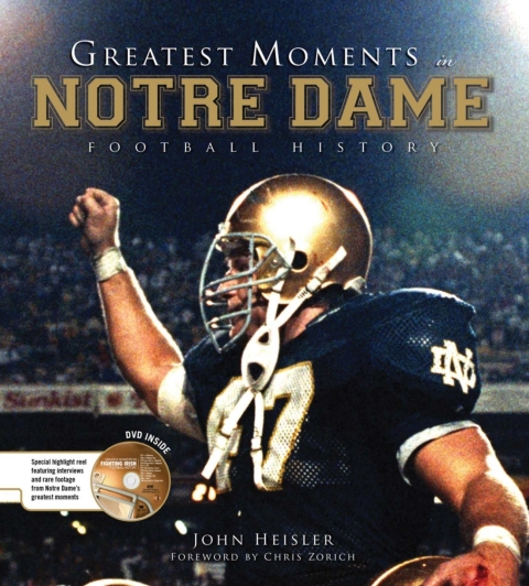 Cover image for book Greatest Moments in Notre Dame Football History