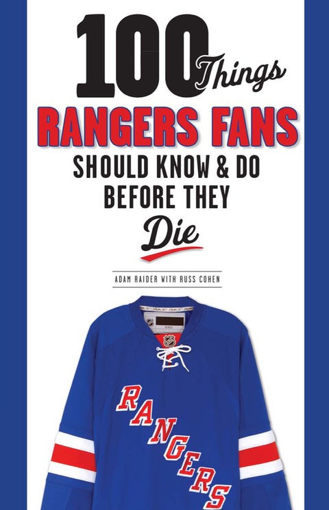 Cover image for book 100 Things Rangers Fans Should Know &amp; Do Before They Die
