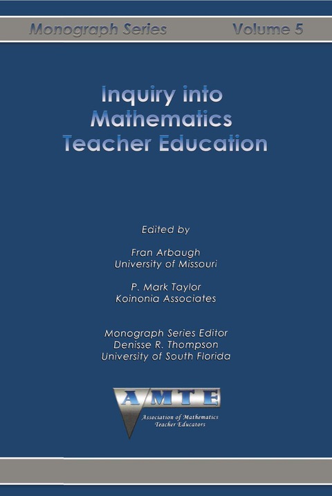 Cover image for book Inquiry into Mathematics Teacher Education