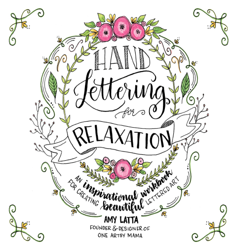 Cover image for book Hand Lettering for Relaxation