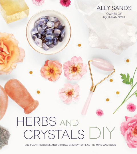Cover image for book Herbs and Crystals DIY