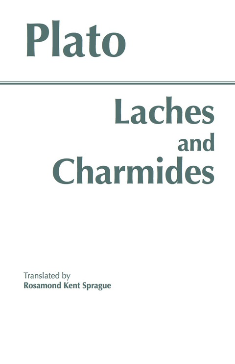 Cover image for book Laches and Charmides