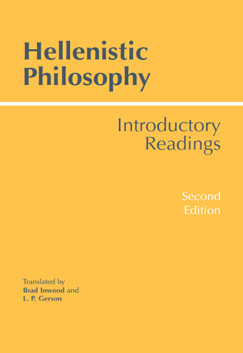 Cover image for book Hellenistic Philosophy