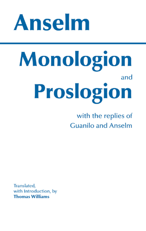 Cover image for book Monologion and Proslogion