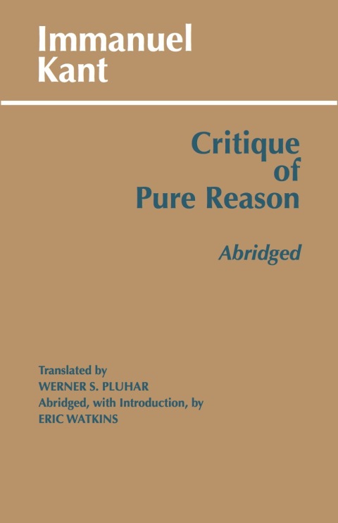 Cover image for book Critique of Pure Reason, Abridged