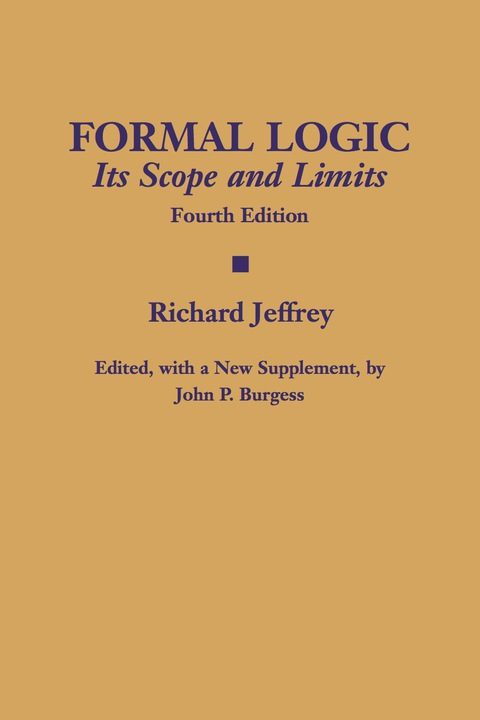 Cover image for book Formal Logic