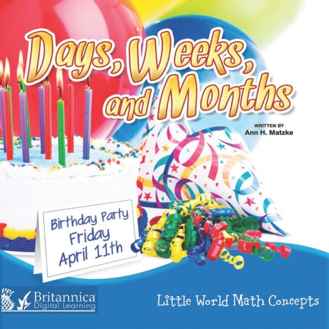Cover image for book Days, Weeks, and Months