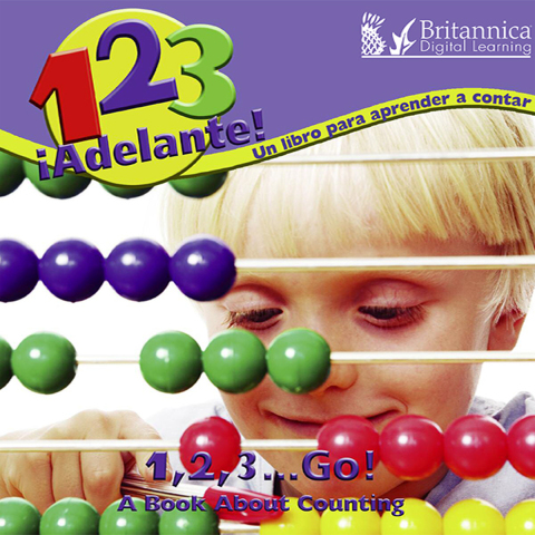 Cover image for book 1, 2, 3, ¡Adelante! Un libro para aprendar a contar (1,2,3, Go!)