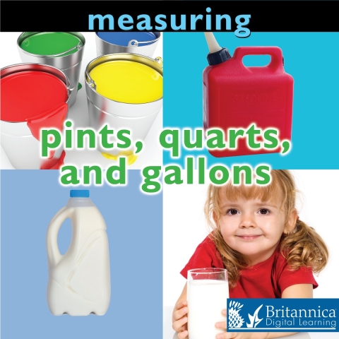 Cover image for book Measuring: Pints, Quarts, and Gallons