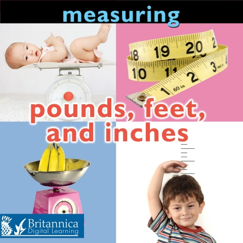 Cover image for book Measuring: Pounds, Feet, and Inches