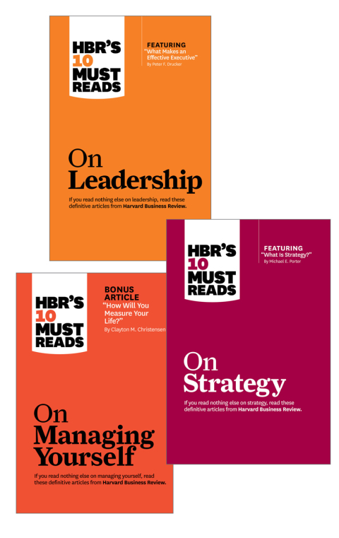 Cover image for book HBR's 10 Must Reads Leader's Collection (3 Books)
