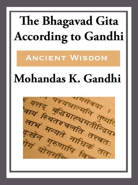 Cover image for book The Bhagavad Gita According to Gandhi
