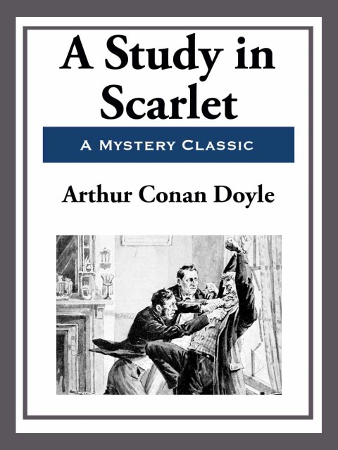 Cover image for book A Study in Scarlet