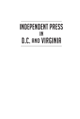 Independent Press in D.C. and Virginia