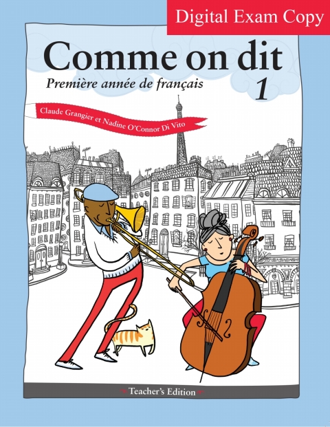 Cover image for book Digital Exam Copy for Comme on dit: Première année de français