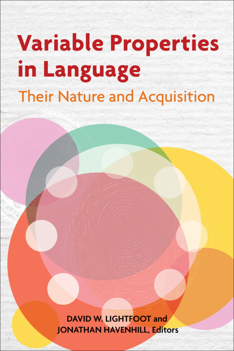 Cover image for book Variable Properties in Language