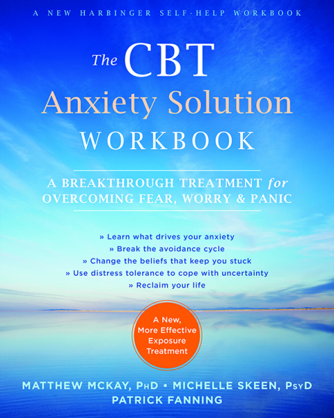 Cover image for book The CBT Anxiety Solution Workbook