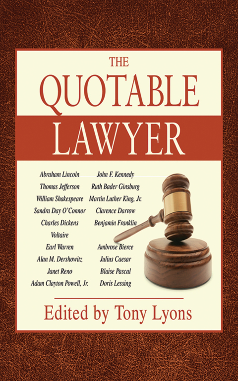 Cover image for book The Quotable Lawyer