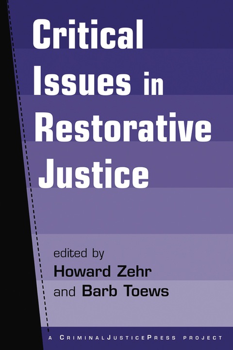 Cover image for book Critical Issues in Restorative Justice