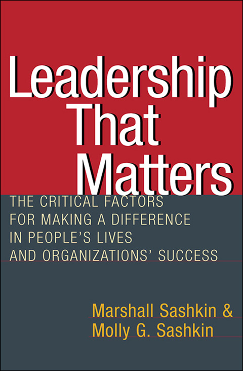 Cover image for book Leadership That Matters
