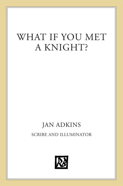 Cover image for book What If You Met a Knight?