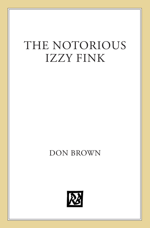 Cover image for book The Notorious Izzy Fink
