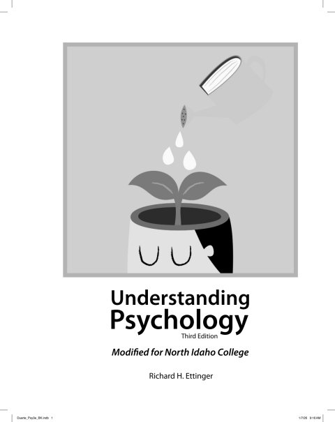 Cover image for book Understanding Psychology
