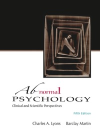 Abnormal Psychology: Clinical and Scientific Perspectives (DSM-5) 5th ...